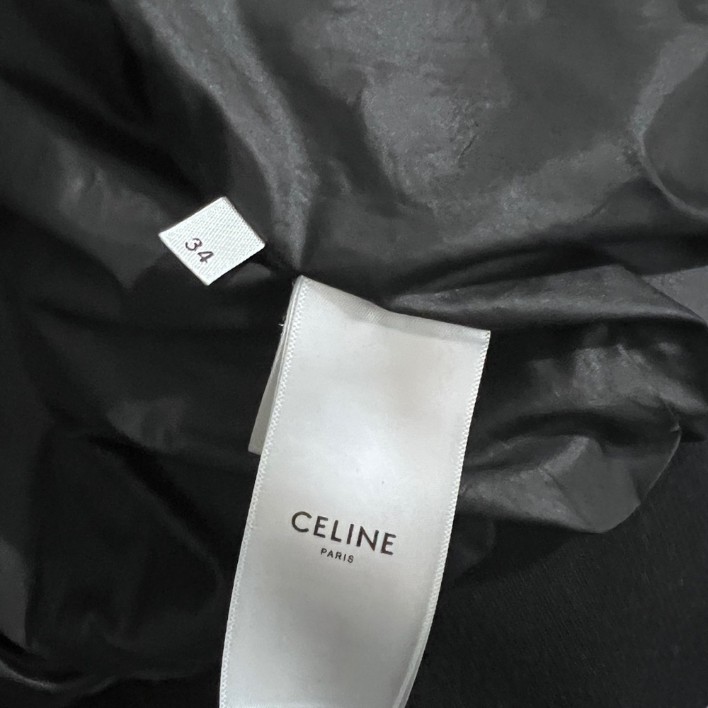 100% Authentic Celine Studded Logo Unisex Viscose Oversized Jacket - Picture 4 of 13